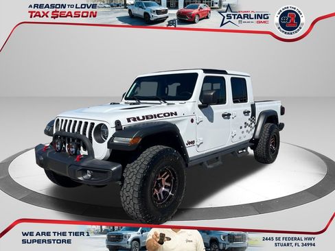 Used 2022 Jeep Gladiator Rubicon w/ LED Lighting Group image 1