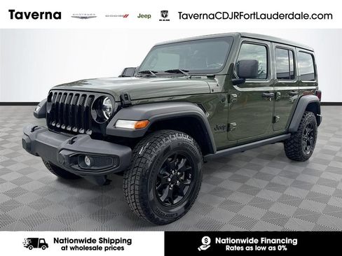 Used 2021 Jeep Wrangler Unlimited Sport AWD/4WD image 1