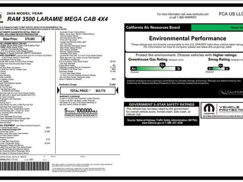 Used 2024 RAM 3500 Laramie w/ Towing Technology Group image 58