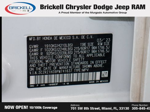Used 2023 Honda HR-V LX image 35