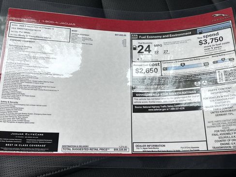 New 2025 Jaguar F-PACE R-Dynamic S AWD/4WD image 29