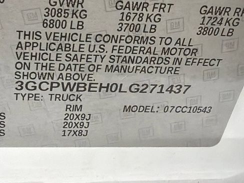 Used 2020 Chevrolet Silverado 1500 Custom w/ Custom Value Package image 29