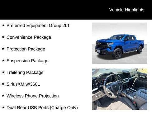 Used 2022 Chevrolet Silverado 1500 LT Trail Boss w/ Protection Package AWD/4WD image 8
