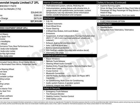 Used 2016 Chevrolet Impala LT FWD image 24