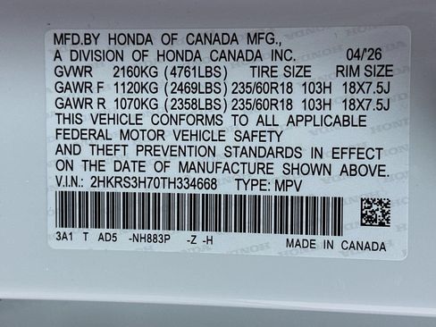 Used 2026 Honda CR-V EX-L image 23
