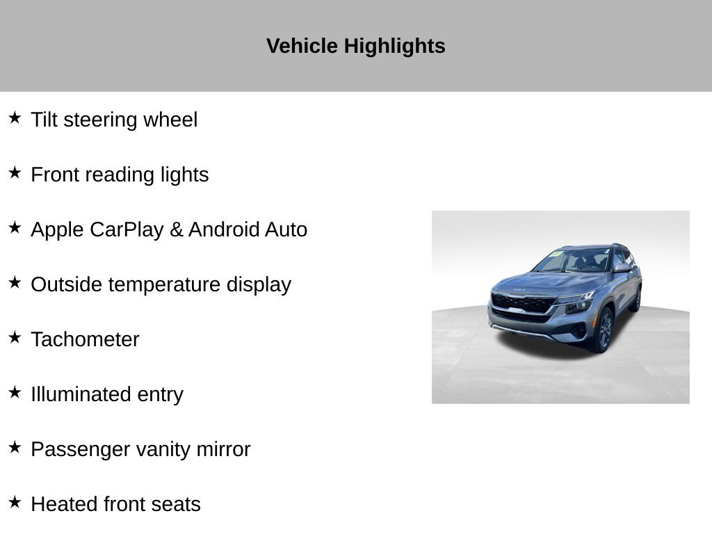 Certified 2023 Kia Seltos S AWD/4WD image 46