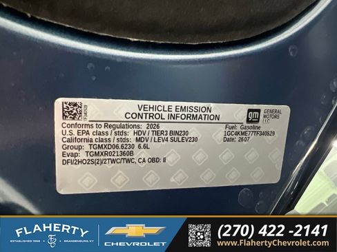 New 2026 Chevrolet Silverado 2500 Custom w/ Custom Value Package AWD/4WD image 17