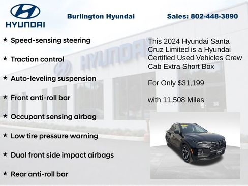 Used 2024 Hyundai Santa Cruz Limited image 19