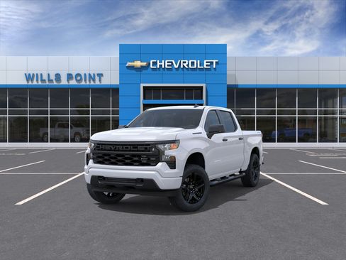 Used 2026 Chevrolet Silverado 1500 Custom w/ Turbomax Blackout Package AWD/4WD image 8