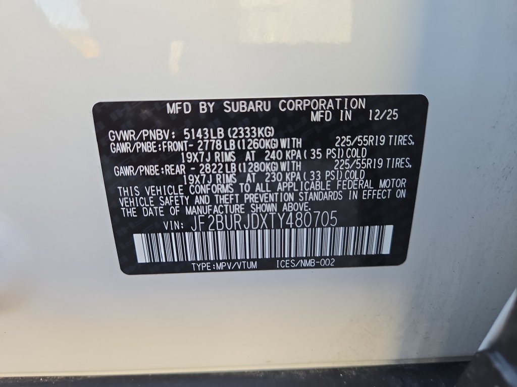 Used 2026 Subaru Outback Touring XT AWD/4WD image 32