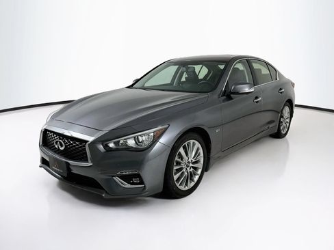 Used 2019 INFINITI Q50 Luxe w/ Essential Package (3.0T Luxe) RWD image 3