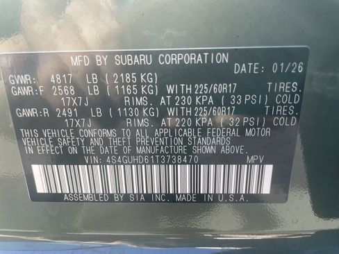 New 2026 Subaru Crosstrek 2.0i Premium AWD/4WD image 21