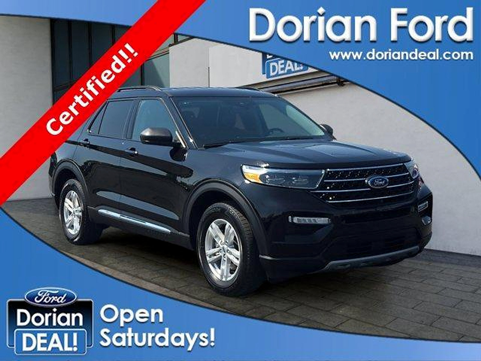 Certified 2023 Ford Explorer XLT w/ Equipment Group 202A AWD/4WD image 1