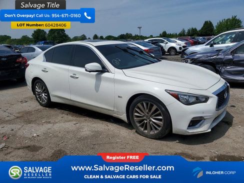 Used 2019 INFINITI Q50 Luxe w/ Essential Package (3.0T Luxe) AWD/4WD image 5