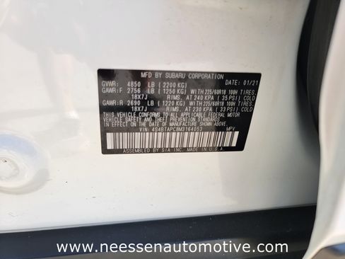 Used 2021 Subaru Outback Touring w/ Popular Package #2 image 38