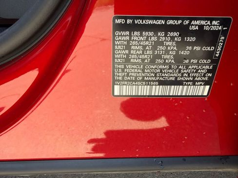 Used 2025 Volkswagen Atlas SEL Premium R-Line AWD/4WD image 22