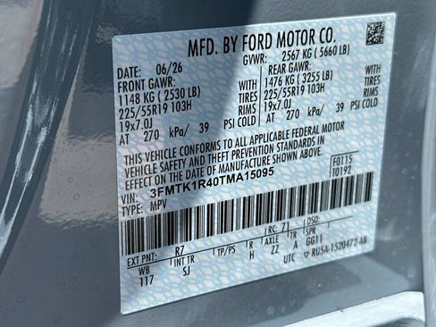 New 2026 Ford Mustang Mach-E Select w/ Interior Protection Package RWD image 28