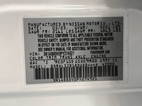 Certified 2023 Nissan Sentra SR w/ SR Premium Package image 35