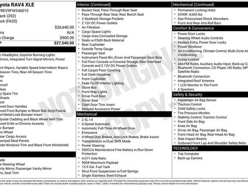Used 2015 Toyota RAV4 XLE image 22