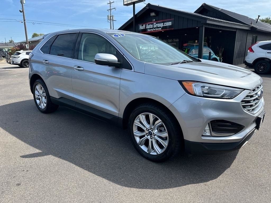 Used 2021 Ford Edge Titanium w/ Cargo Accessory Package AWD/4WD image 2