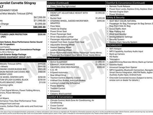 Used 2021 Chevrolet Corvette Stingray Preferred Cpe RWD image 27