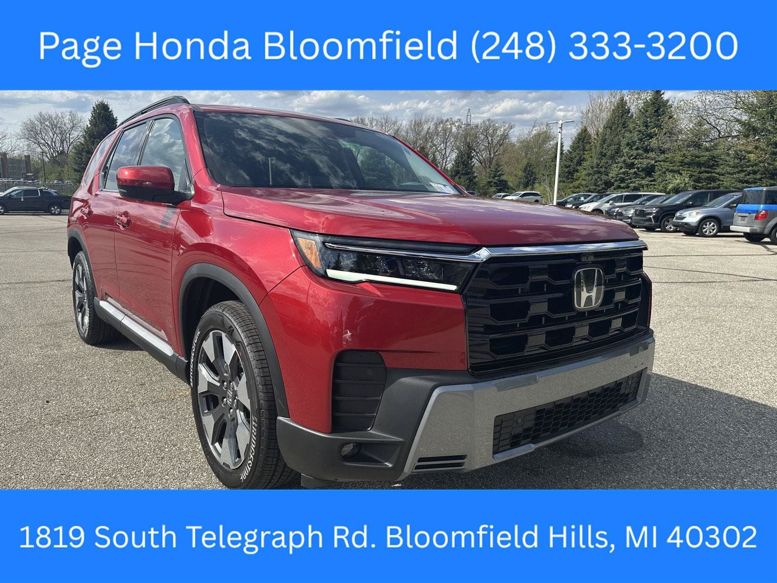 New 2026 Honda Pilot Touring image 1