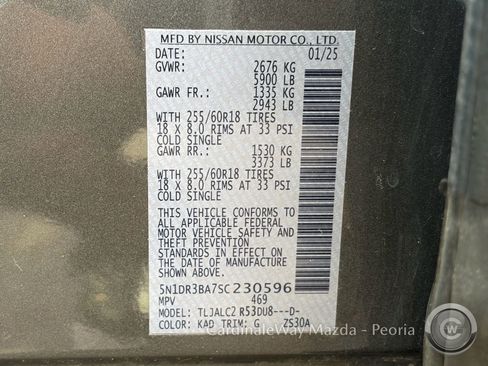 Used 2025 Nissan Pathfinder SV image 15