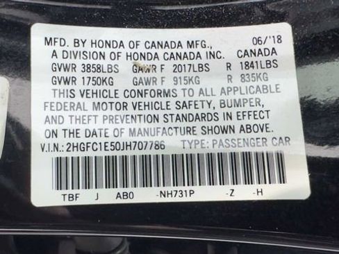 Used 2018 Honda Civic Si image 30