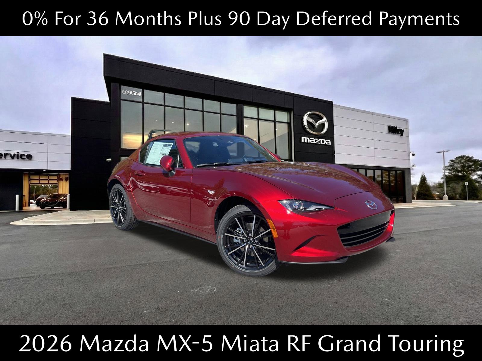 New 2026 MAZDA MX-5 Miata RF Grand Touring RWD image 1