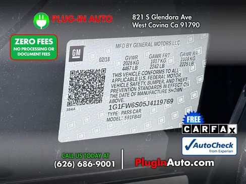 Used 2018 Chevrolet Bolt LT FWD image 8