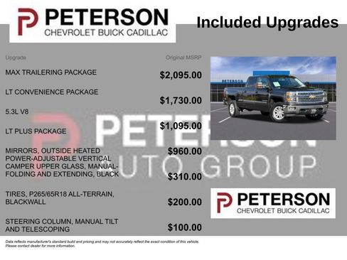 Used 2015 Chevrolet Silverado 1500 LT w/ Max Trailering Package AWD/4WD image 11