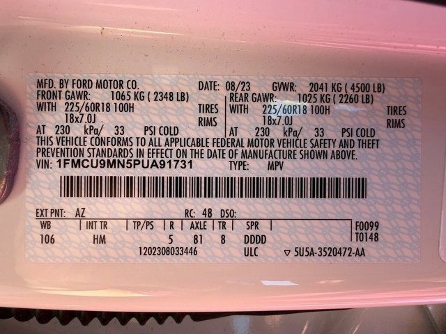 Used 2023 Ford Escape ST-Line w/ Tech Pack #1 AWD/4WD image 22
