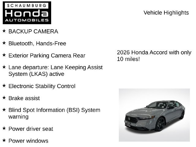 New 2026 Honda Accord Sport image 7
