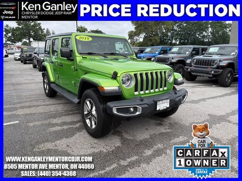 Used 2018 Jeep Wrangler Unlimited Sahara AWD/4WD image 1