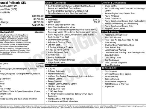 Used 2022 Hyundai Palisade SEL w/ Premium Package FWD image 6