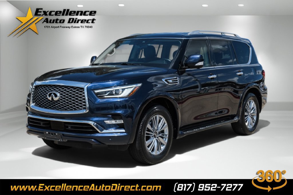 Used 2022 INFINITI QX80 Luxe w/ Cargo Package RWD image 1