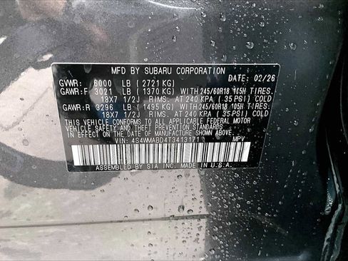 New 2026 Subaru Ascent Premium image 19