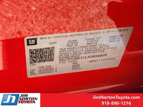 Used 2018 Chevrolet Silverado 1500 LT w/ Texas Edition image 34