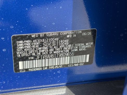 New 2026 Subaru WRX AWD/4WD image 30