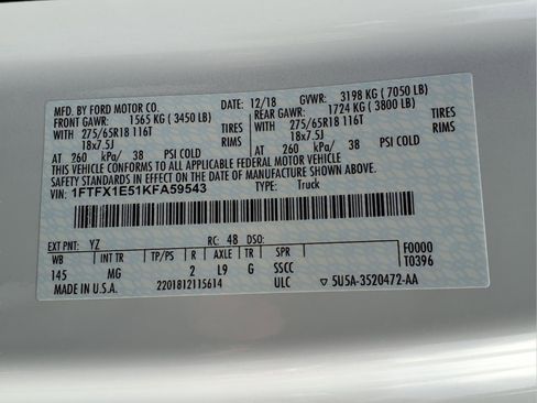 Used 2019 Ford F150 XLT w/ Equipment Group 302A Luxury image 22