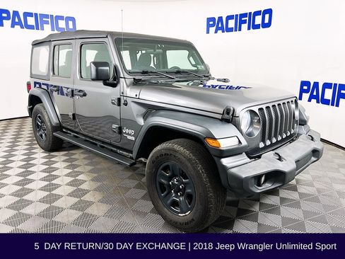 Used 2018 Jeep Wrangler Unlimited Sport AWD/4WD image 1