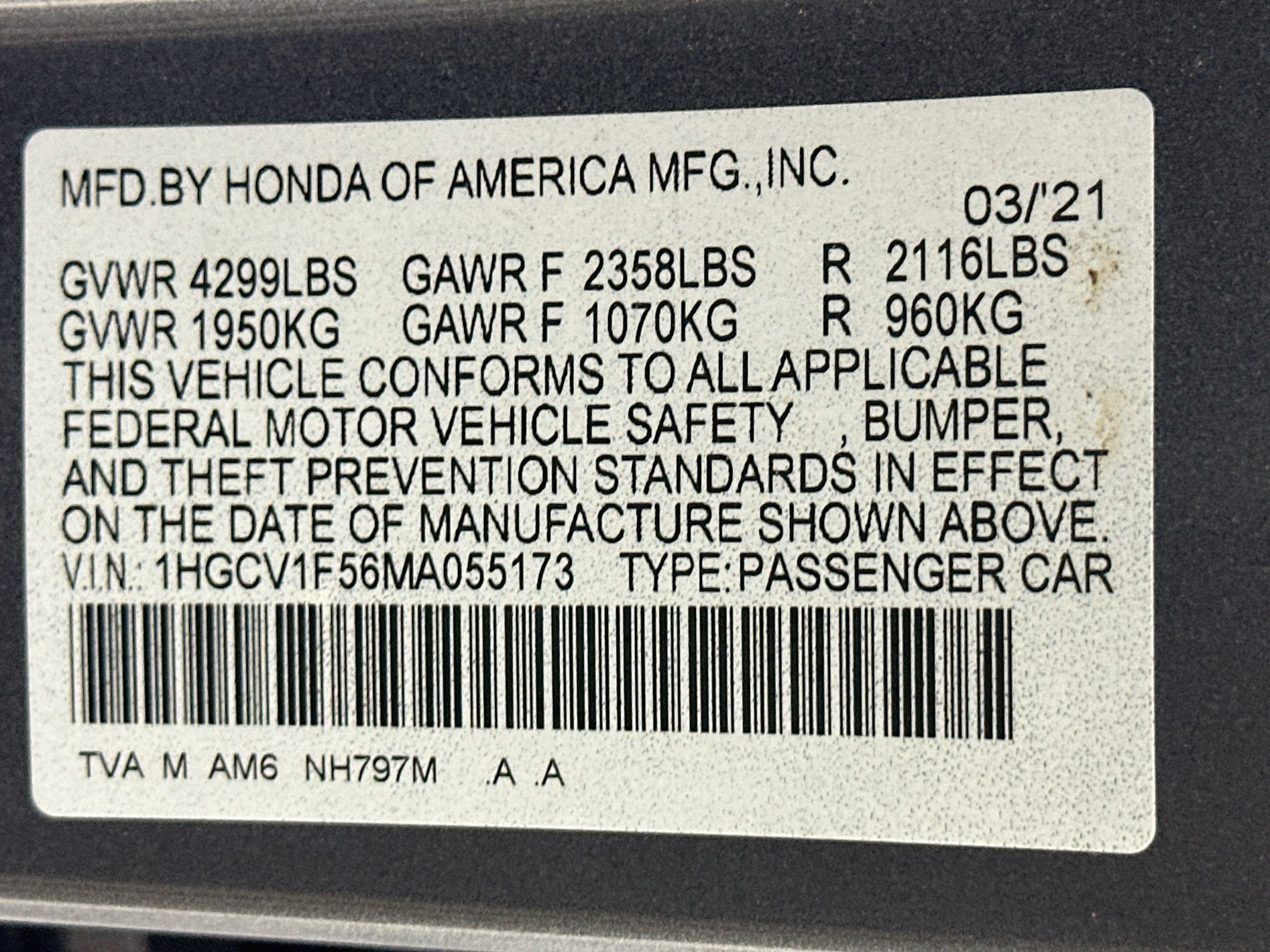 Used 2021 Honda Accord EX-L image 12
