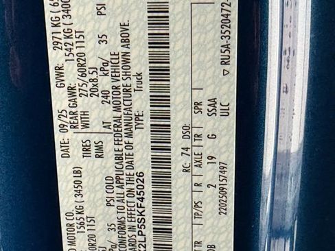 New 2025 Ford F150 STX w/ Equipment Group 200A image 40