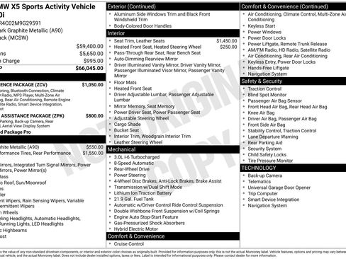 Used 2021 BMW X5 sDrive40i w/ Convenience Package image 47