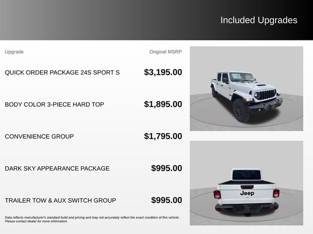 New 2026 Jeep Gladiator Sport AWD/4WD image 4