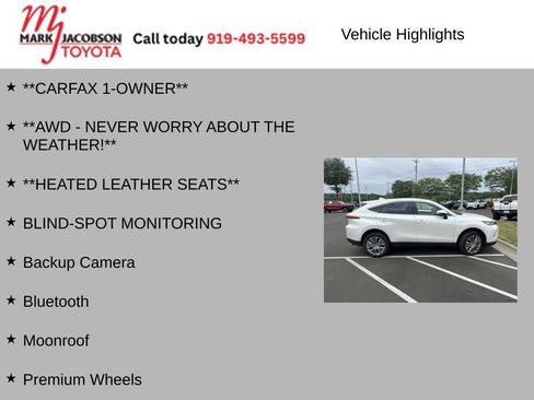 Used 2021 Toyota Venza Limited w/ Advanced Technology Package AWD/4WD image 5