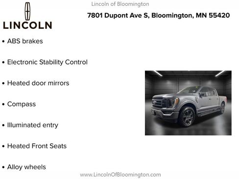 Used 2023 Ford F150 Lariat w/ Equipment Group 502A High image 9