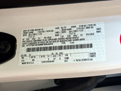Used 2021 Ford F150 XLT w/ Equipment Group 301A Mid AWD/4WD image 31