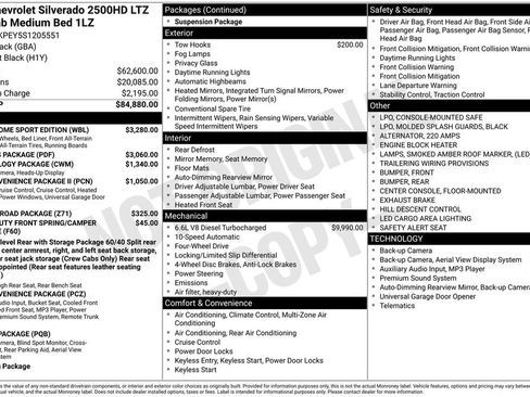 New 2025 Chevrolet Silverado 2500 LTZ w/ Z71 Chrome Sport Edition AWD/4WD image 5