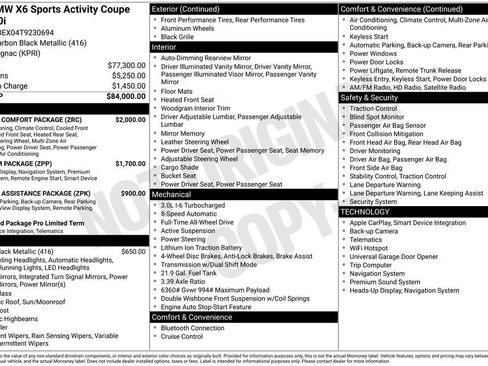 New 2026 BMW X6 xDrive40i w/ Climate Comfort Package AWD/4WD image 2